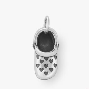 James Avery Silver Heart Slipper Charm